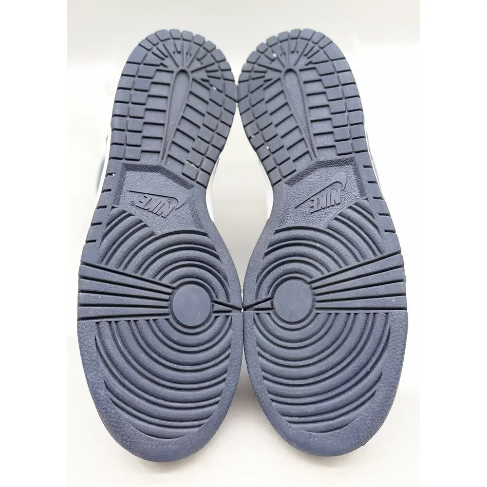 Nike Dunk High GS Midnight Navy 7Y Womens 8.5 DB2179-104 White Blue